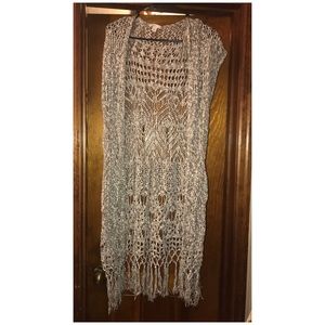 EUC Cato Open Weave Long Sweater Vest
